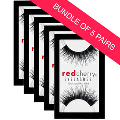 Red Cherry Lashes Style #102 Chakra (BUNDLE OF 5 PAIRS)
