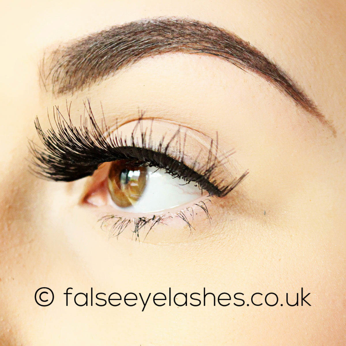 Red Cherry Lashes Style #102 (Chakra) - Model Shot 2