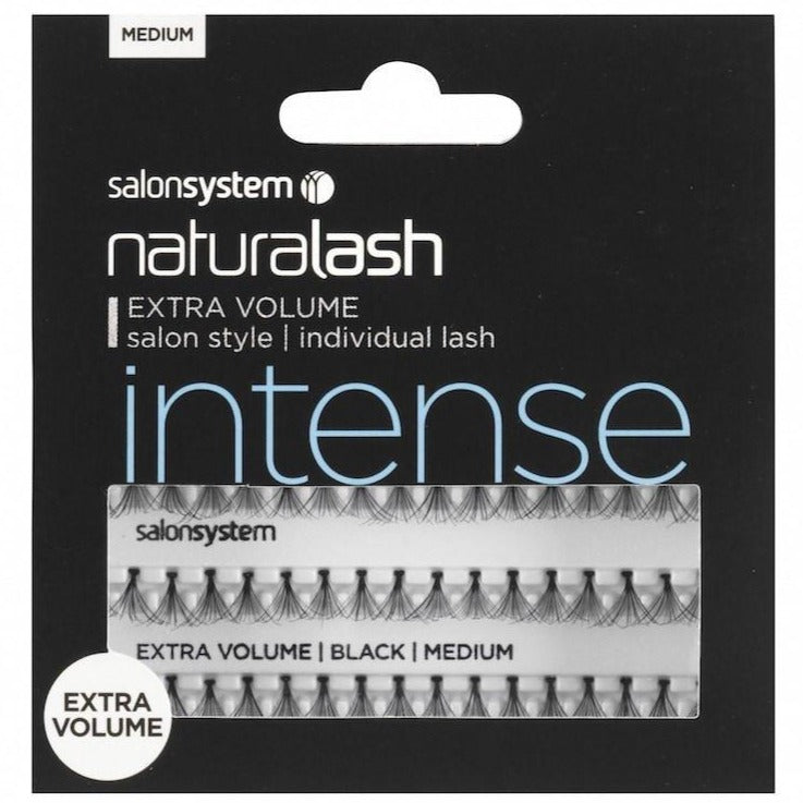 Salon System Individual Lashes - Salon System Individual Lashes Black Medium - Extra Volume
