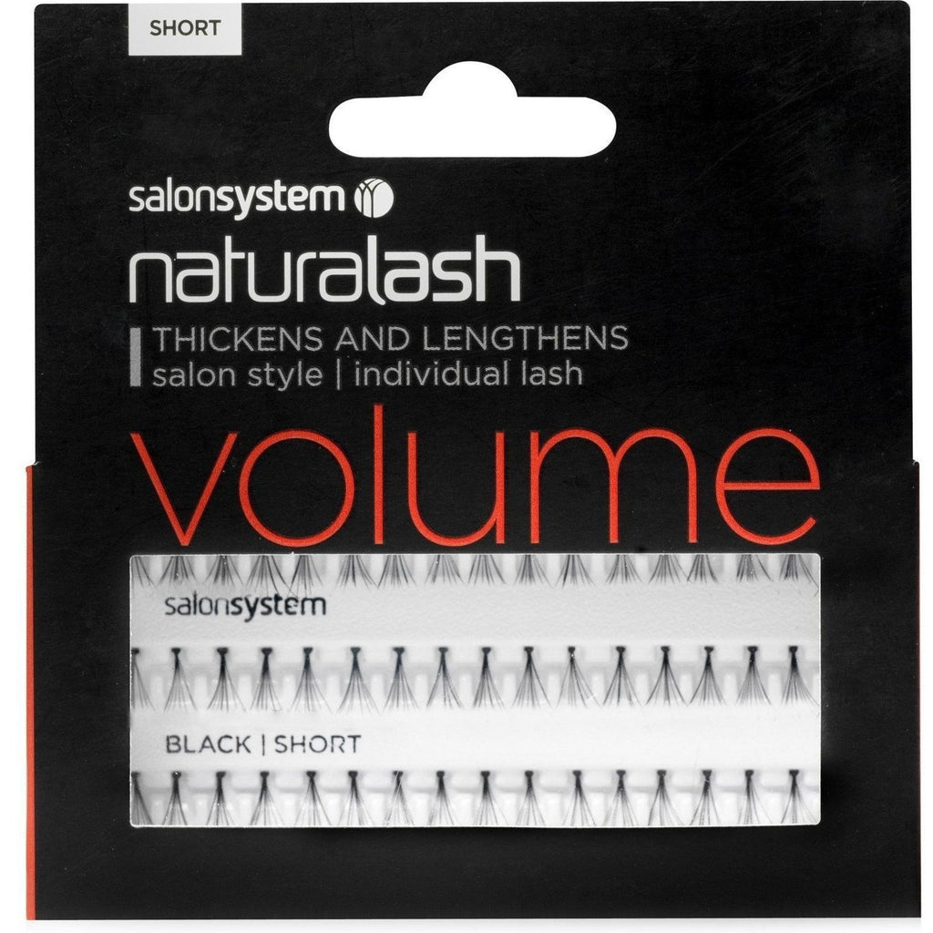 Salon System Individual Lashes - Salon System Individual Lashes Black Short