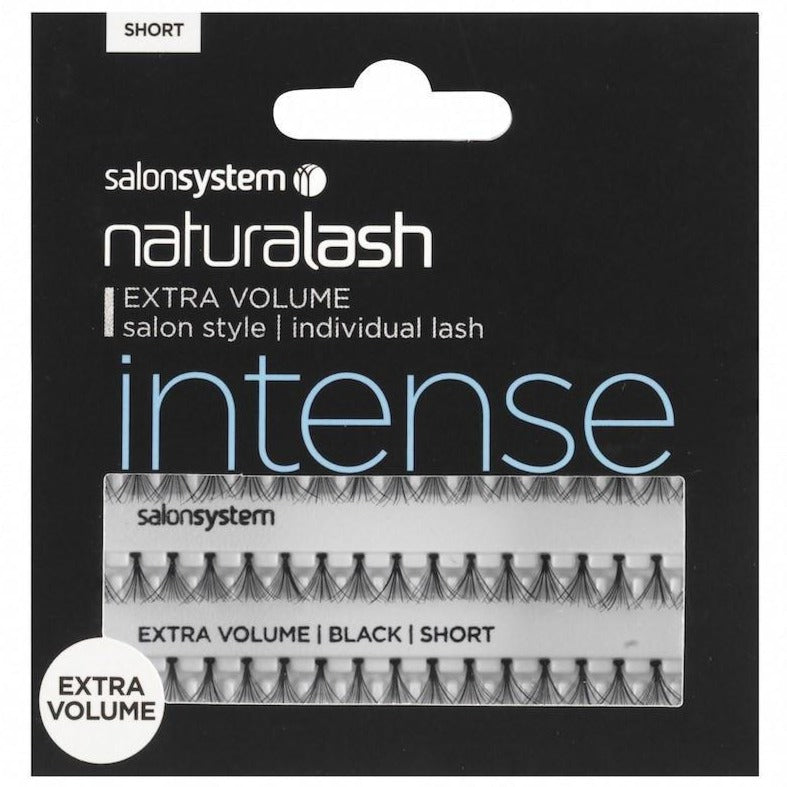 Salon System Individual Lashes - Salon System Individual Lashes Black Short - Extra Volume