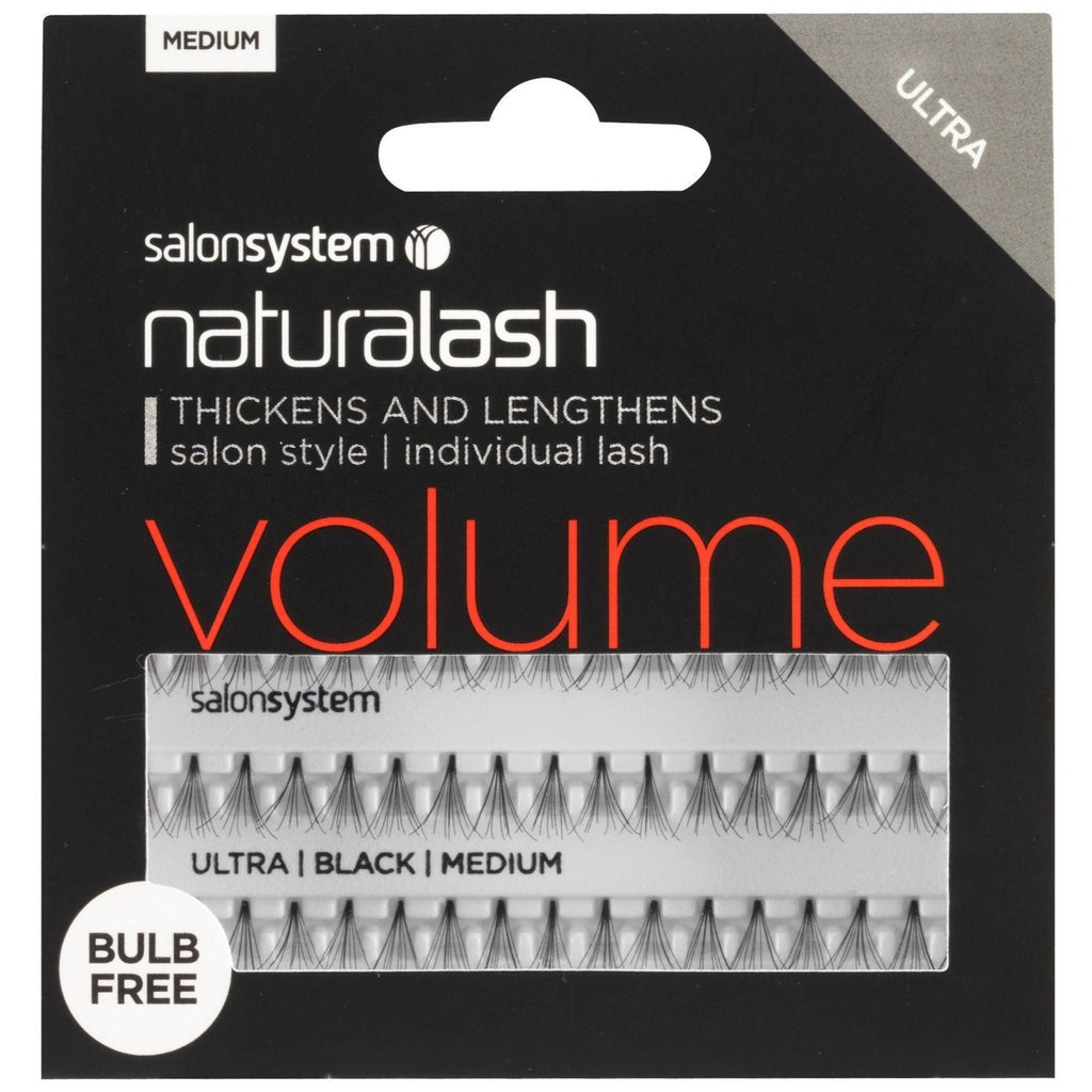 Salon System Individual Lashes - Salon System Individual Lashes BULB FREE Medium Black