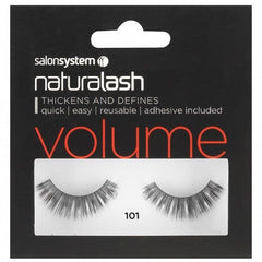 Salon System Strip Lashes - Salon System Naturalash 101 Black Volume