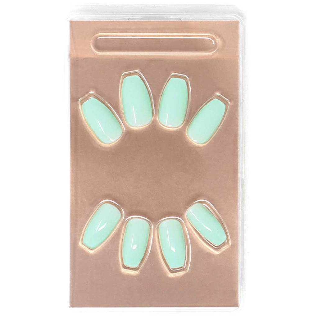 SOSU by SJ False Nails Ballerina Medium Length - Mojito (Loose)