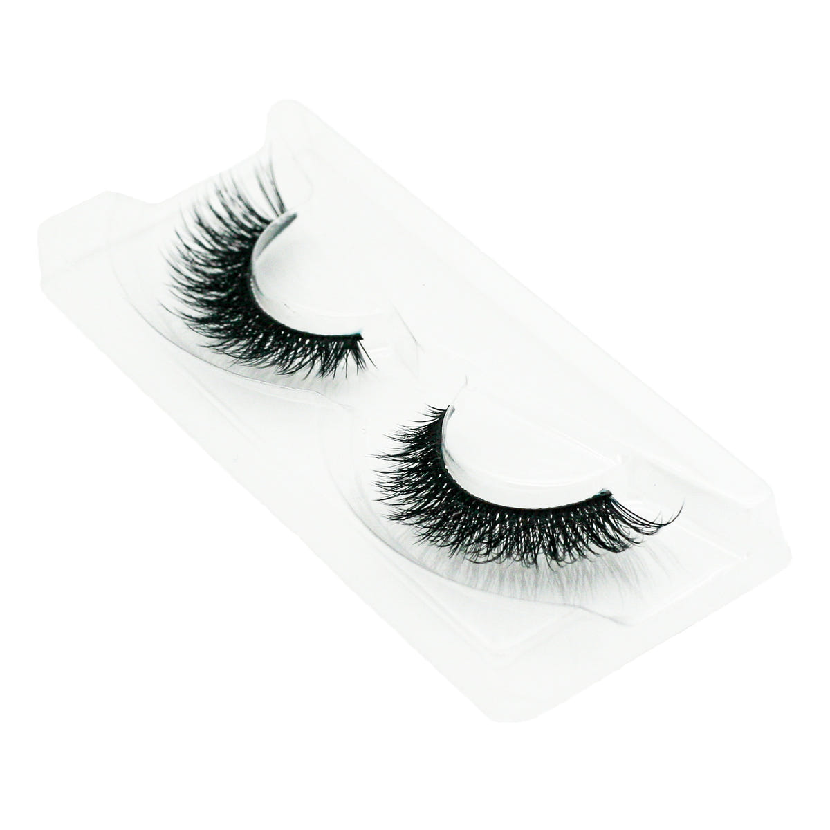 Unicorn Cosmetics 3D Faux Mink Lashes - Blaise (Angled Tray Shot)