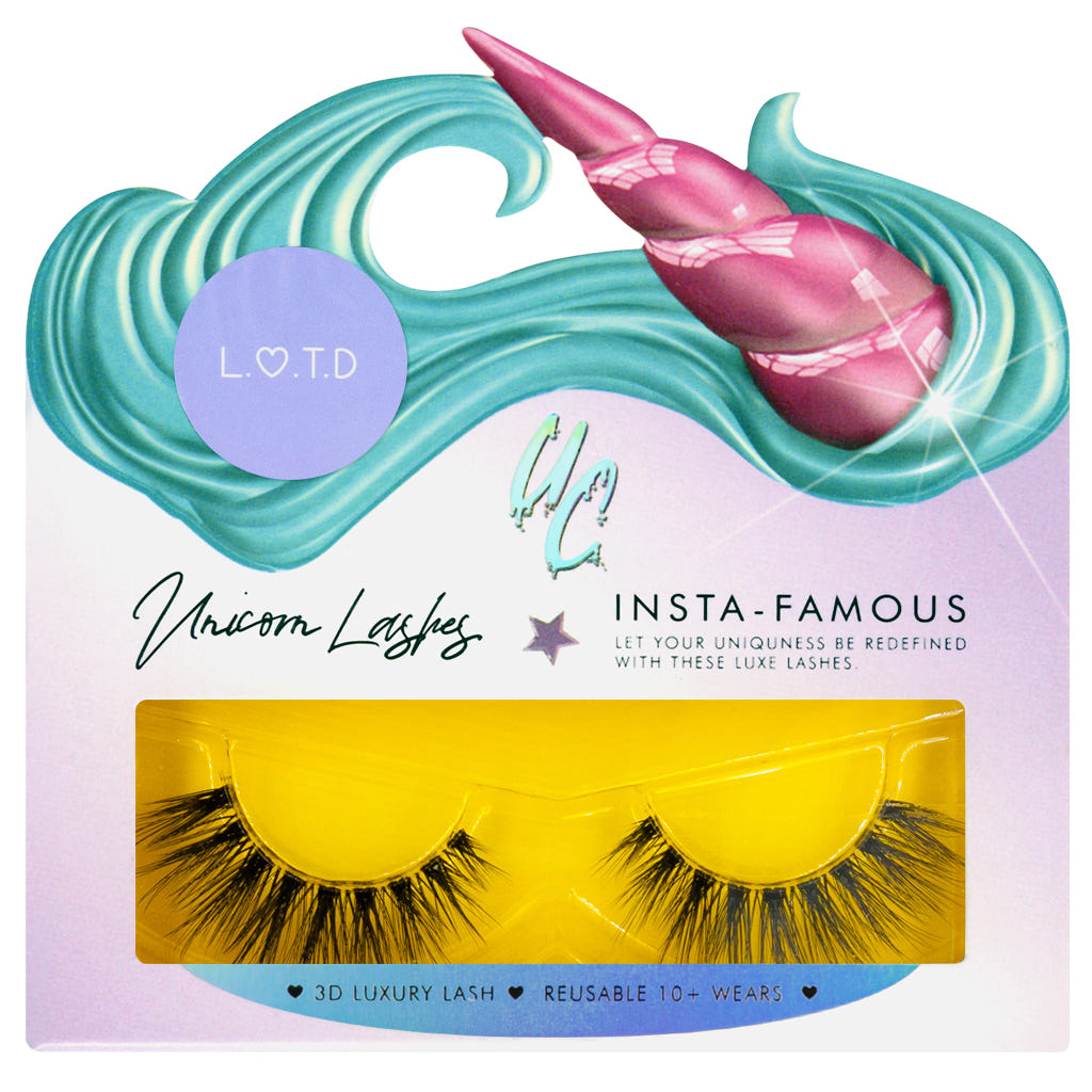 Unicorn Cosmetics 3D Faux Mink Lashes - L.O.T.D (Packaging Shot)
