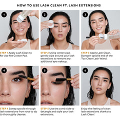 Velour Lash Clean Oil-Free Makeup Remover (How to with lash extensions)