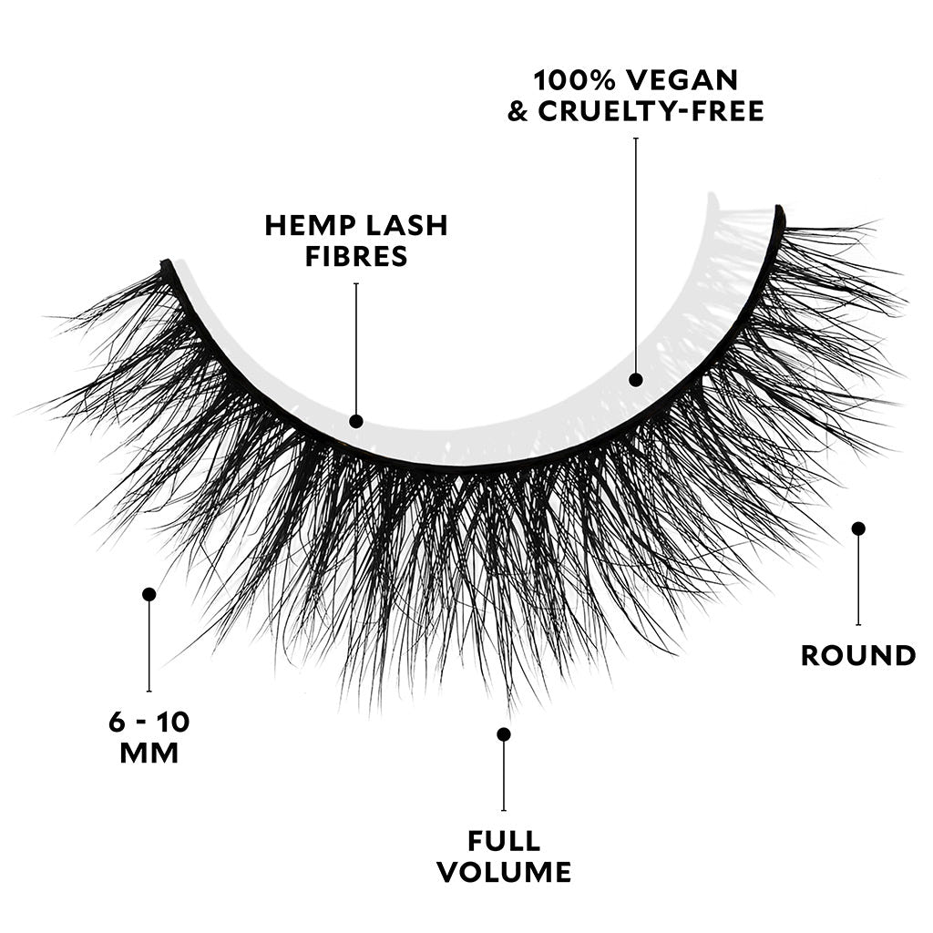 Velour Plant Fibre Lashes - A New Leaf (Lash Scan with Measurements)