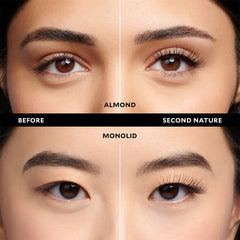 Velour Plant Fibre Lashes - Second Nature (Before and After 1)