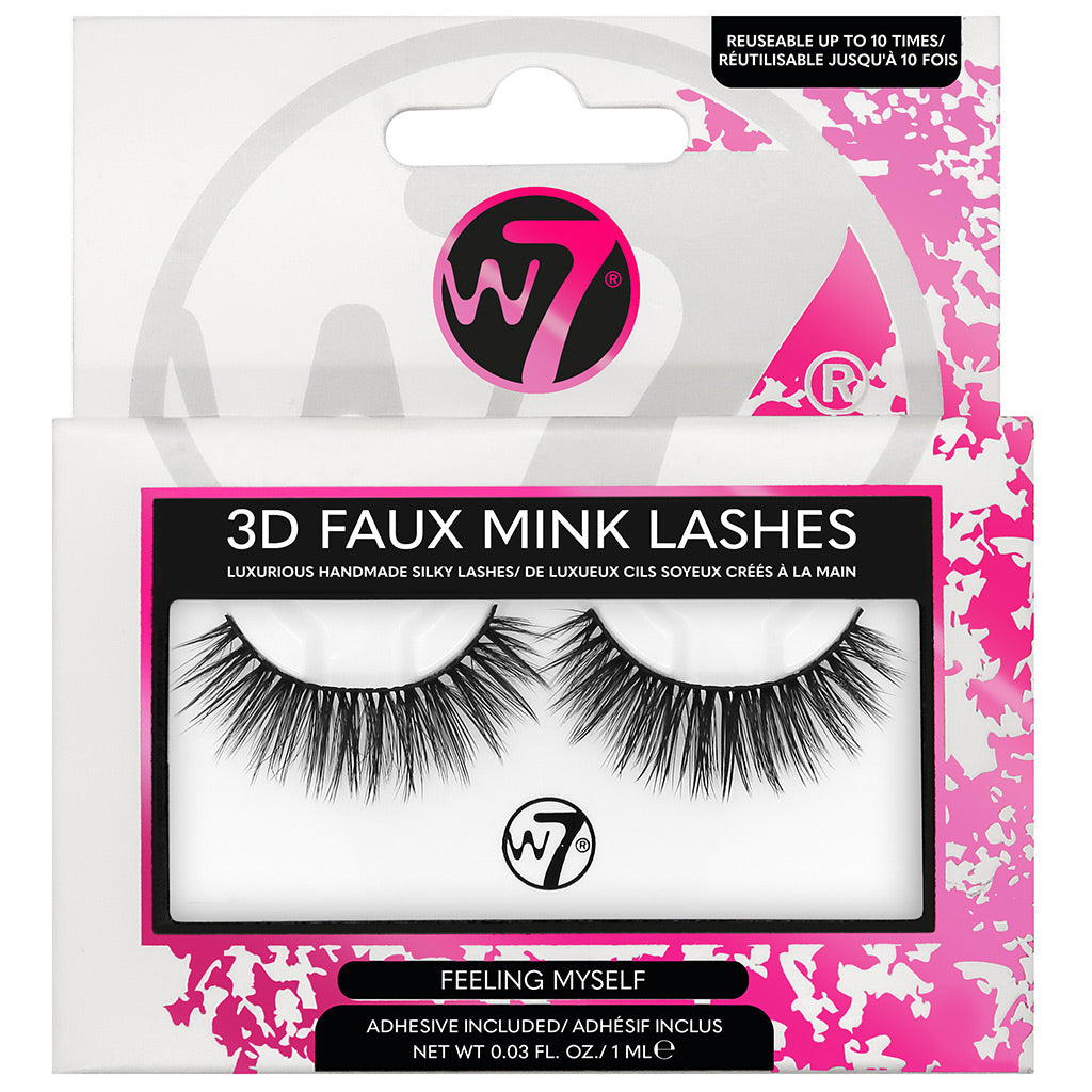 W7 3D Faux Mink False Lashes - Feeling Myself