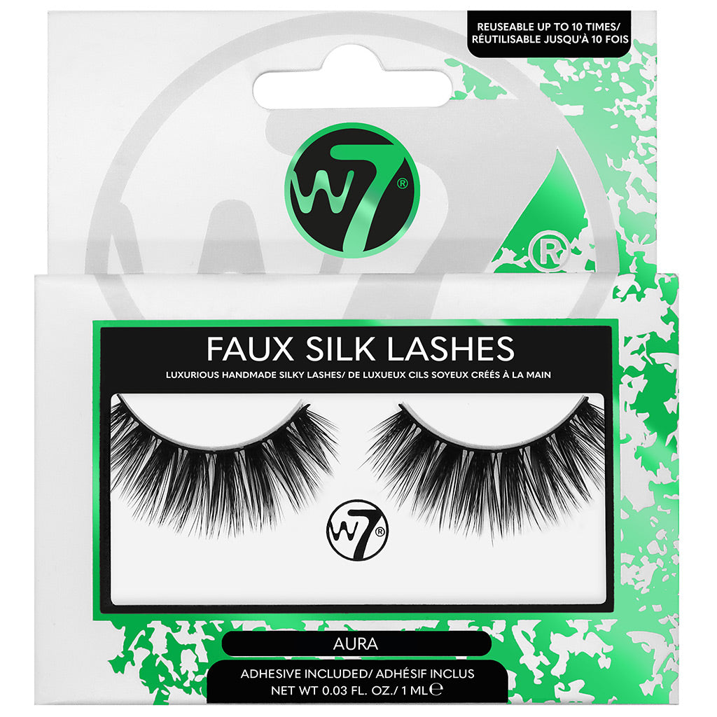 W7 Faux Silk False Lashes - Aura
