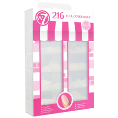 W7 Full Cover Nails - Oval (Contains 216 Nails)