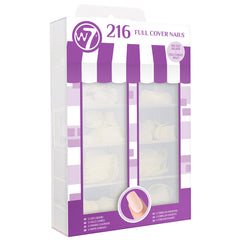 W7 Full Cover Nails - Square (Contains 216 Nails)