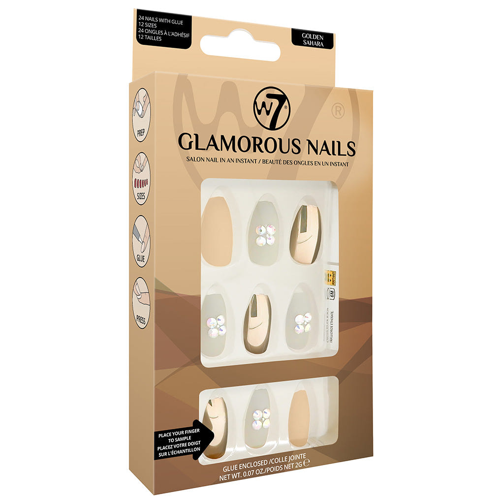 W7 Glamorous Nails - Golden Sahara