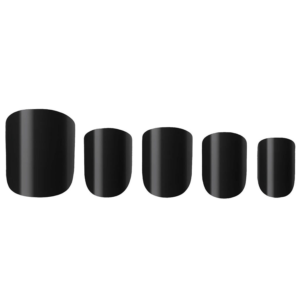  W7 Glamorous Nails - Jet Black (Loose)