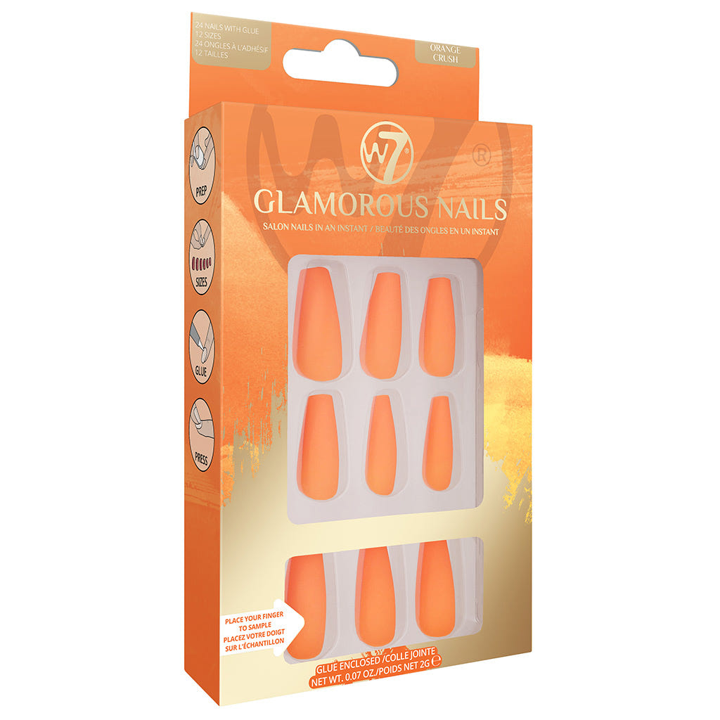 W7 Glamorous Nails - Orange Crush