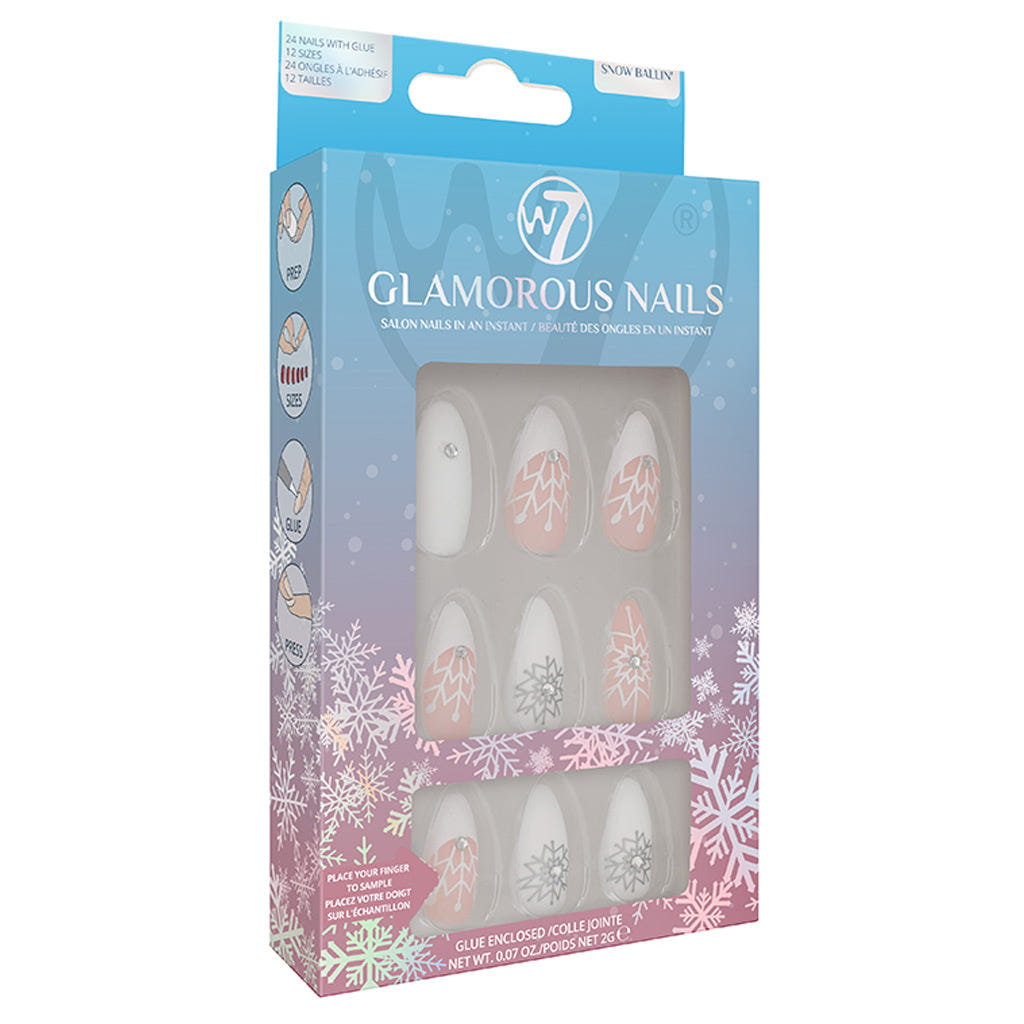 W7 Glamorous Nails - Snow Ballin'