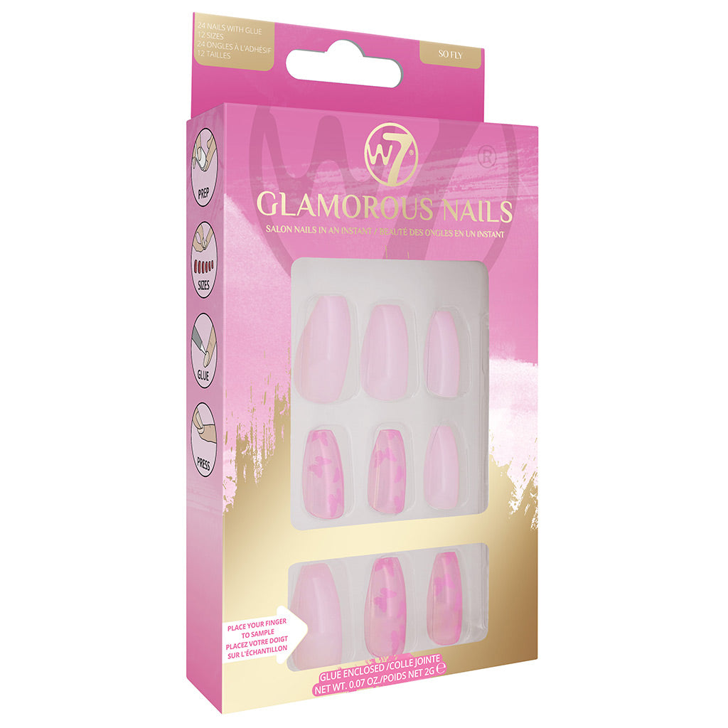 W7 Glamorous Nails So Fly False Eyelashes